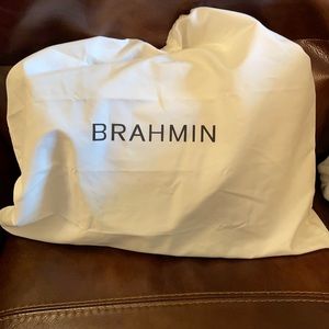 Like New Brahmin Dark Blue Bag, dust bag, wallet